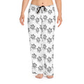 Silver Paw Print Pajama Pants — Women’s Cozy Animal Lover Lounge Pants - Sizes XS to L