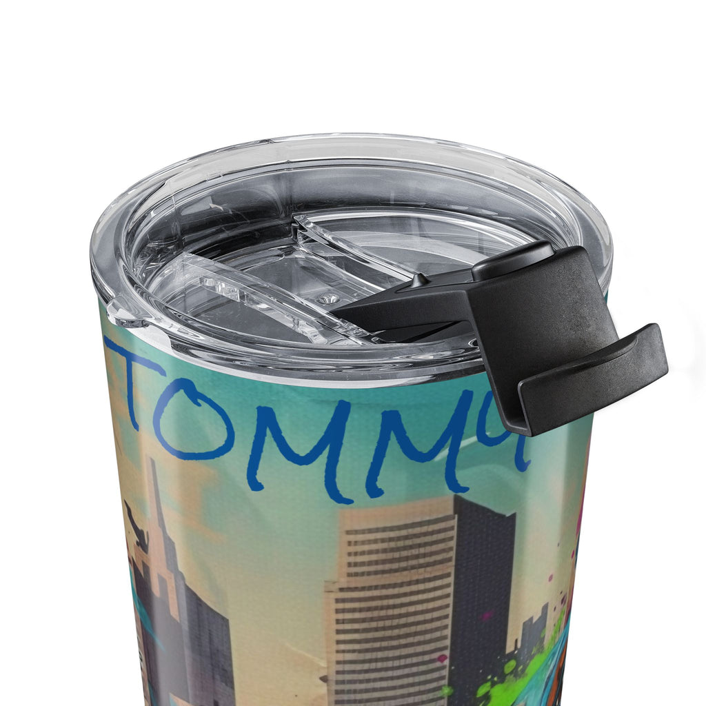 Daschund Graffiti Style Stainless Steel Tumbler 20oz