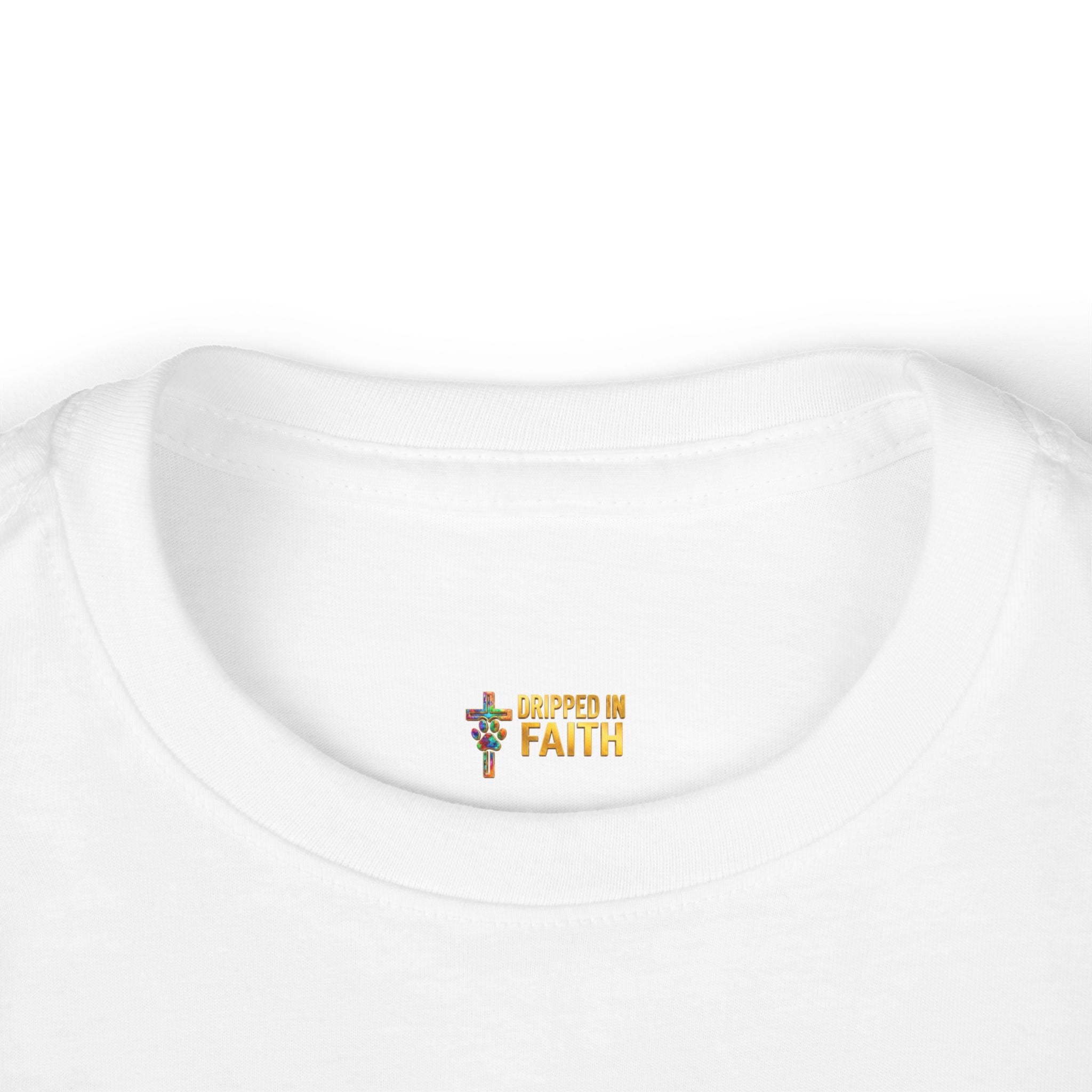 Toddler Long Sleeve Tee — "Jesus Loves Me" print with Colorful Legos Jesus on the cross - Sizes 2T - 6T