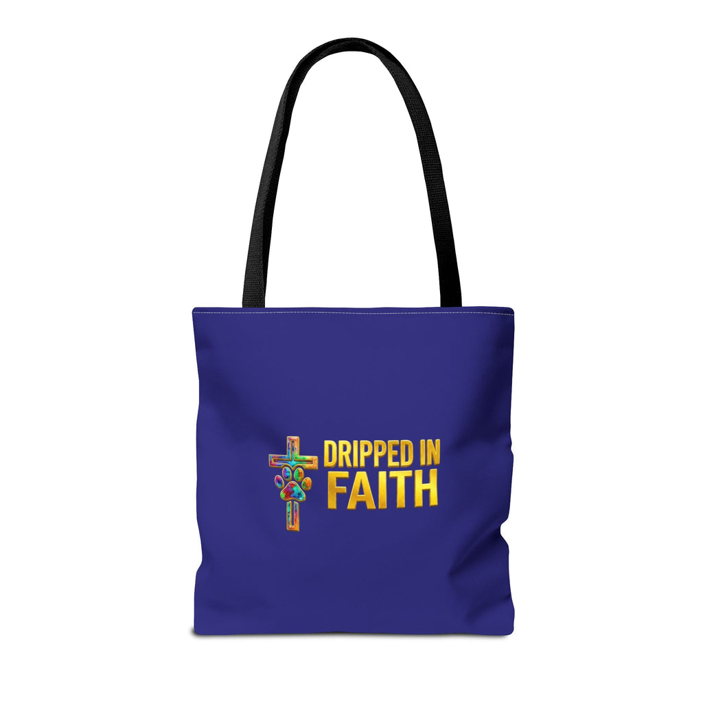 Copy of Faithful Paws City Dachshund Tote — Isaiah 41:10 Inspirational Dog Lover Bag