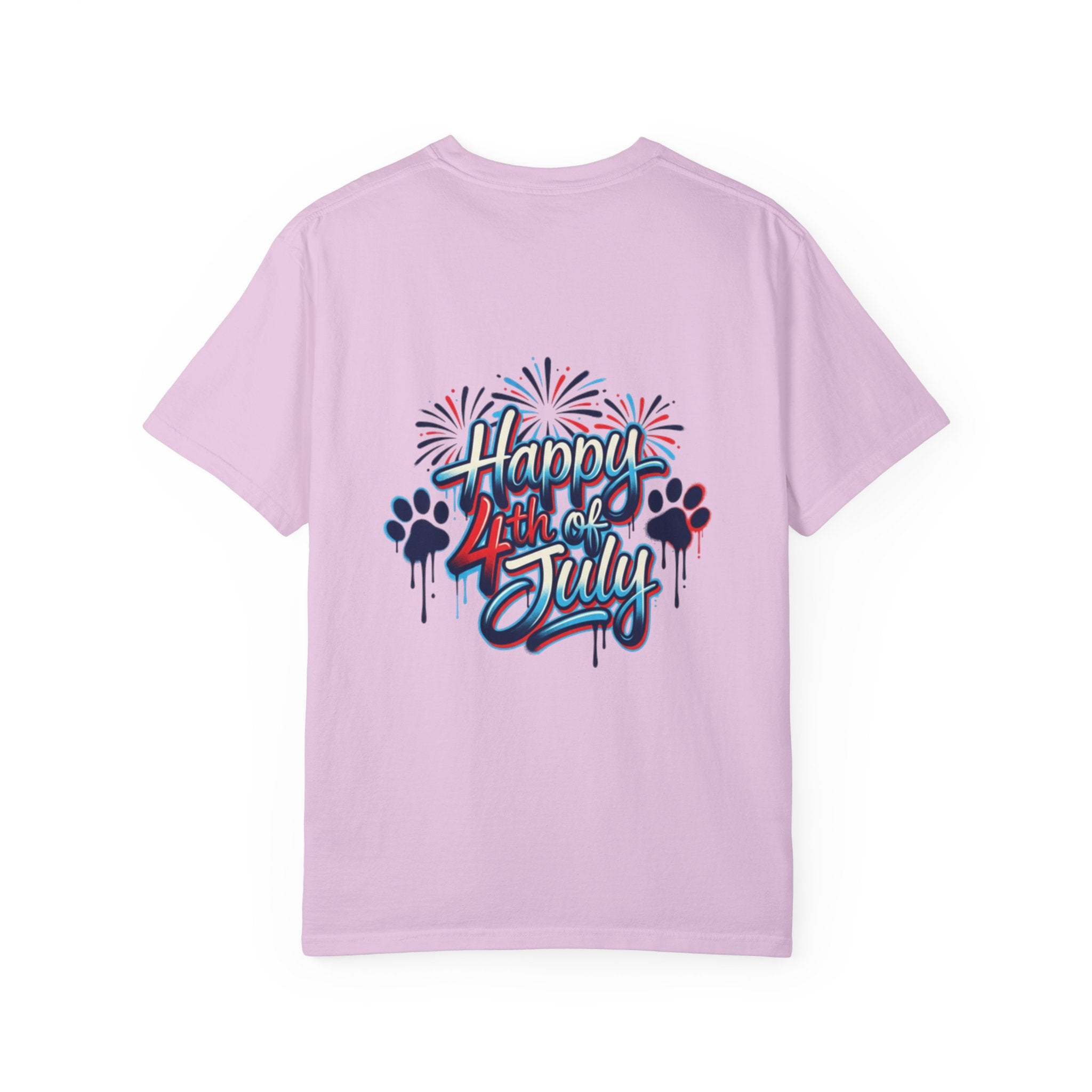 America 4th of July Graphic T-Shirt — "Happy 4th of July" Patriotic Tee
