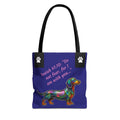 Copy of Faithful Paws City Dachshund Tote — Isaiah 41:10 Inspirational Dog Lover Bag