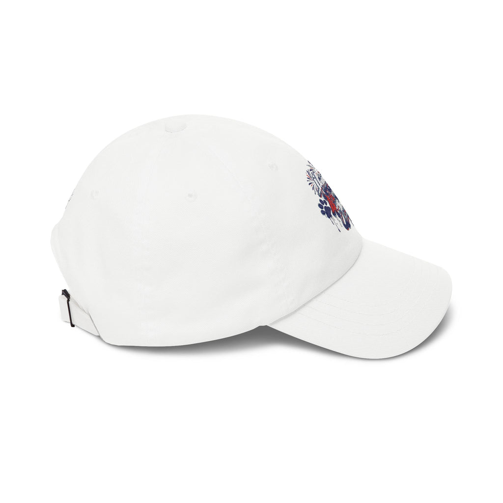 4th of July Dad Cap - 'Happy July' Fireworks Baseball Hat