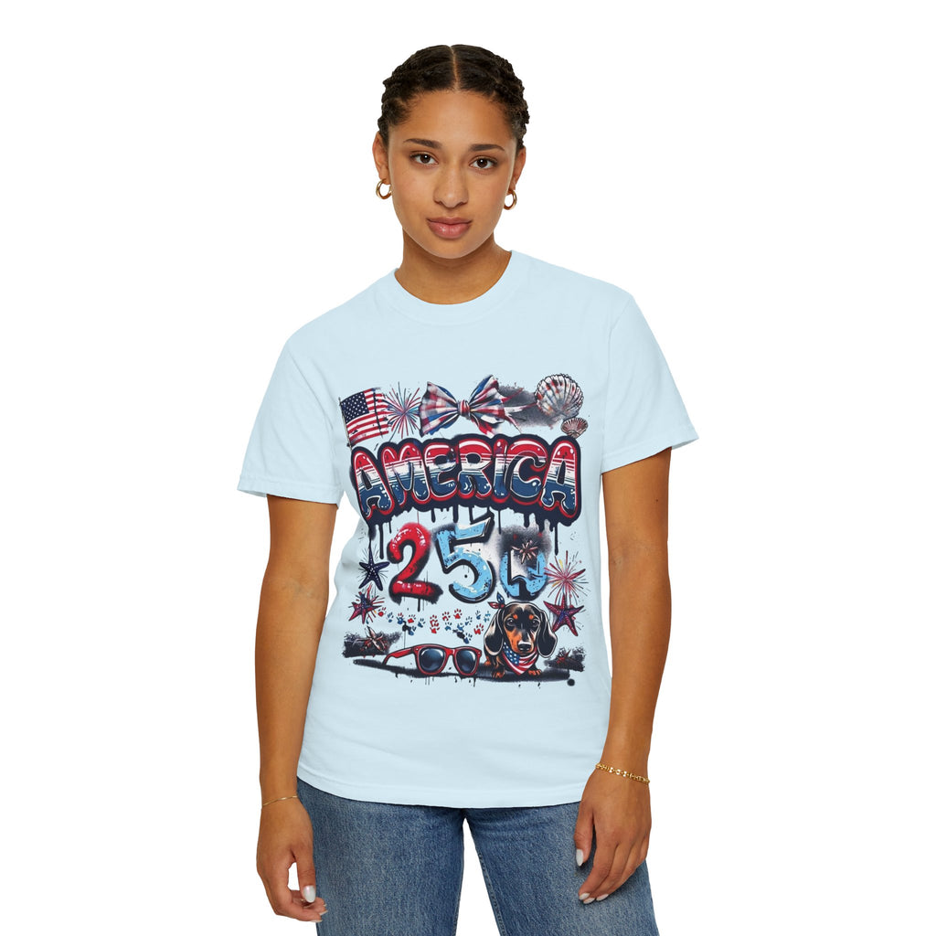 America 4th of July Graphic T-Shirt — "Happy 4th of July" Patriotic Tee