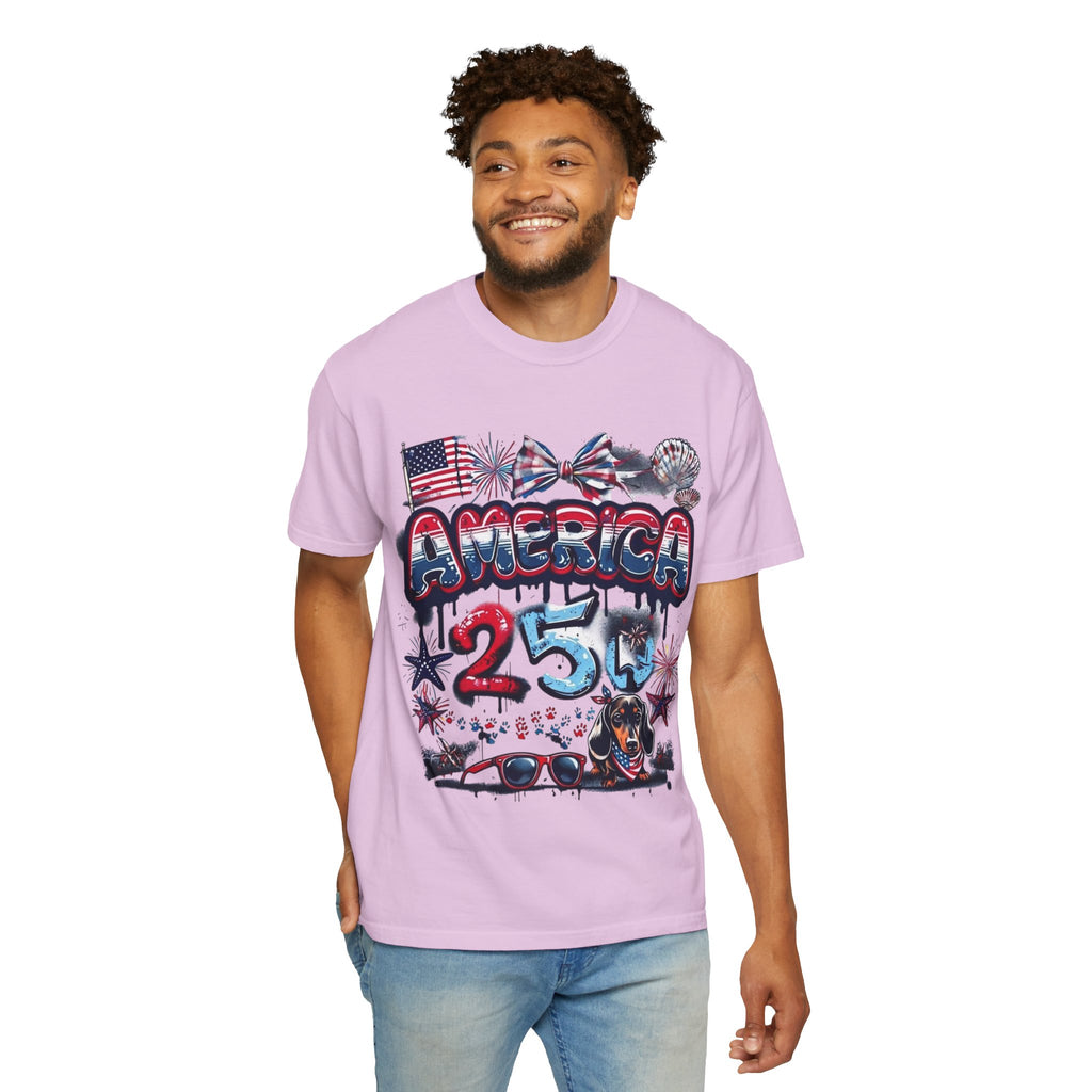America 4th of July Graphic T-Shirt — "Happy 4th of July" Patriotic Tee