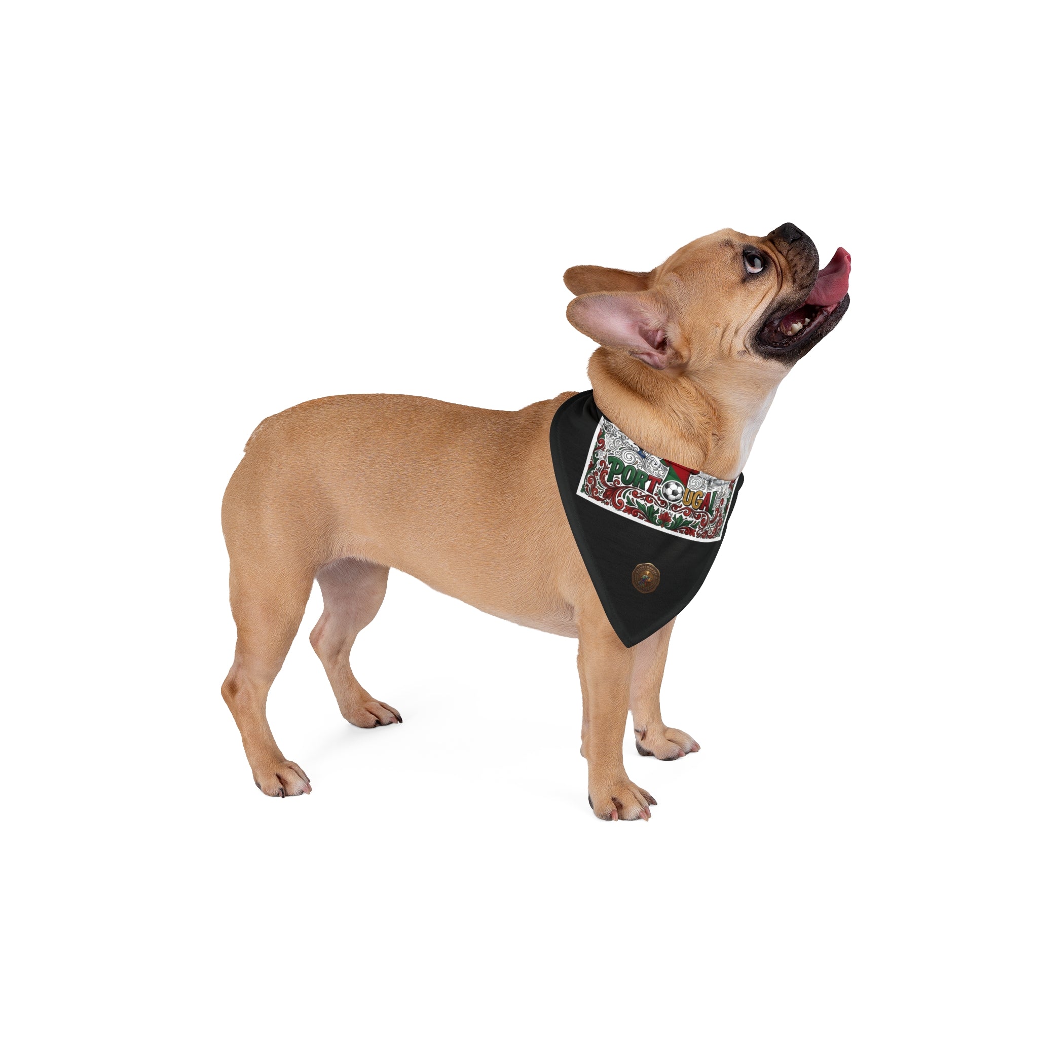 🇵🇹 Portugal Football Pet Bandana – Soccer-Themed Dog & Cat Scarf