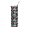 Dachshund Pop Art 20oz Stainless Tumbler – Colorful Wiener Dog Travel Cup