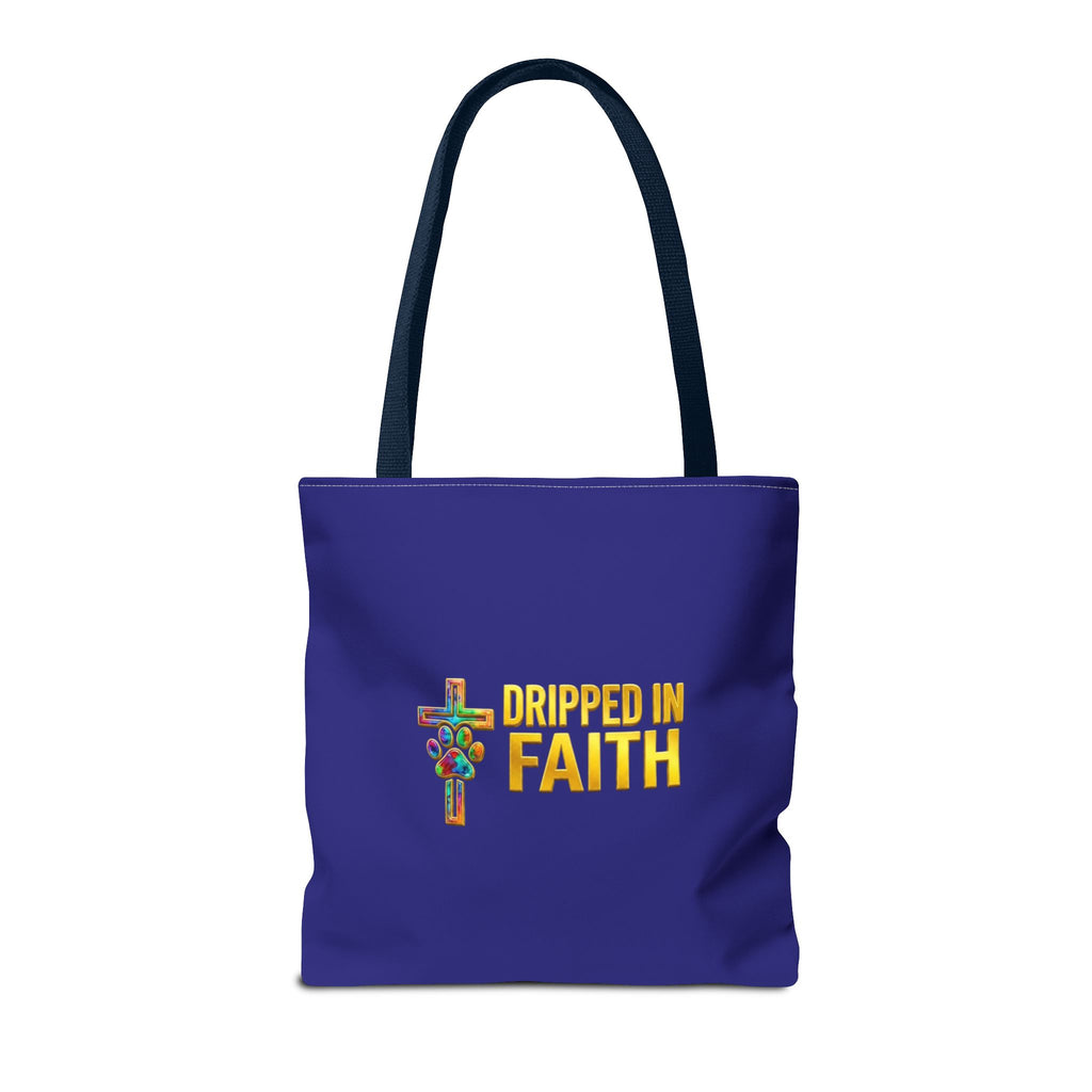 Copy of Faithful Paws City Dachshund Tote — Isaiah 41:10 Inspirational Dog Lover Bag