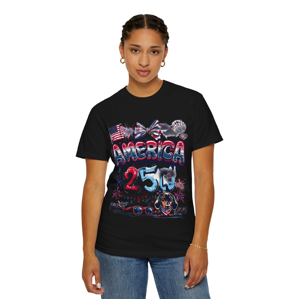 America 4th of July Graphic T-Shirt — "Happy 4th of July" Patriotic Tee