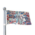 Patriotic Double-Sided Garden Flag — "Oh My Stars" & Statue of Liberty 4th of July Decor