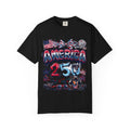 America 4th of July Graphic T-Shirt — "Happy 4th of July" Patriotic Tee