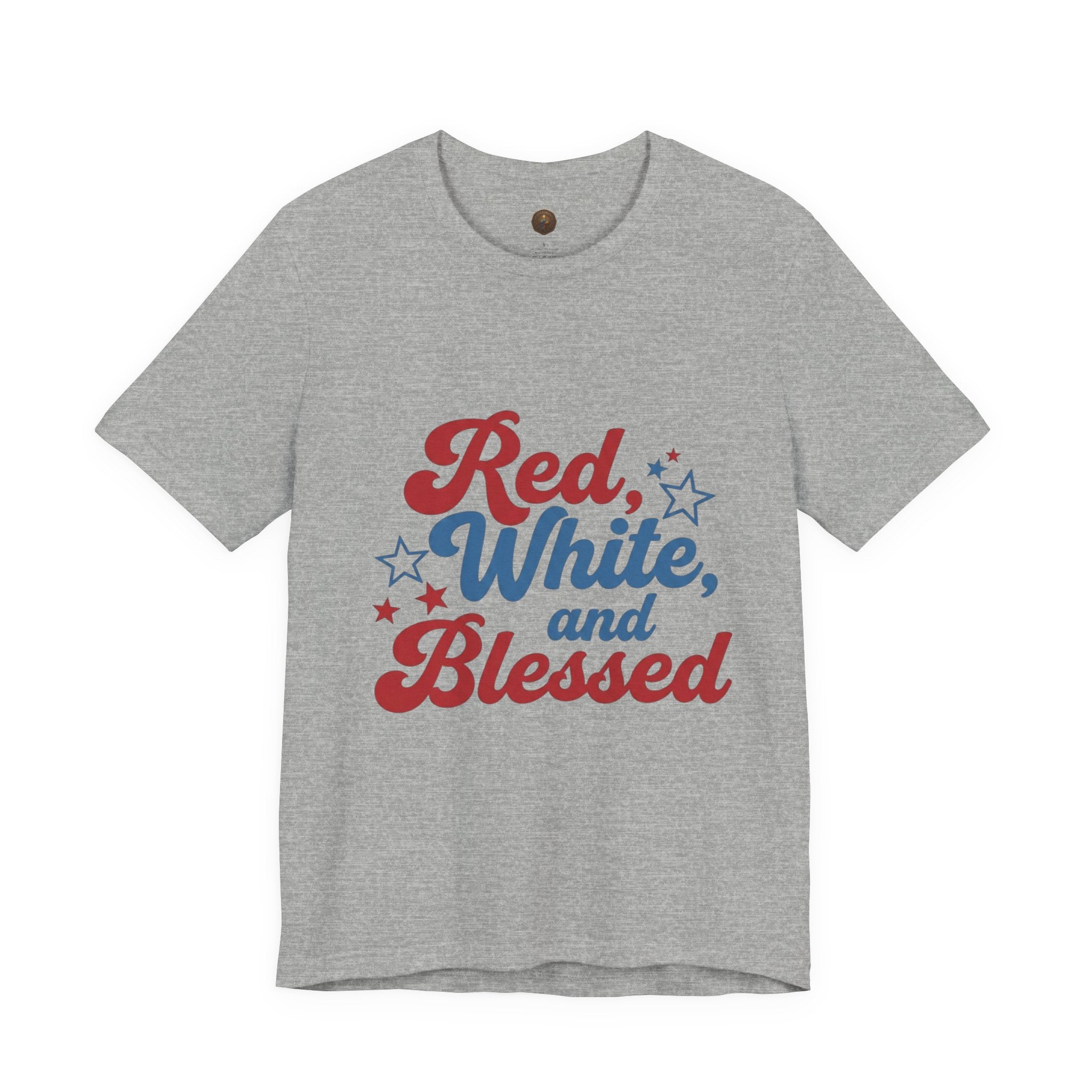 Unisex Jersey short sleeve Red, White, and Blessed T‑Shirt - 4th of July Theme