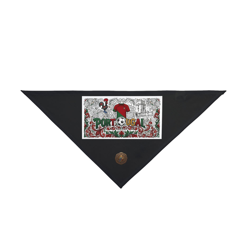 🇵🇹 Portugal Football Pet Bandana – Soccer-Themed Dog & Cat Scarf