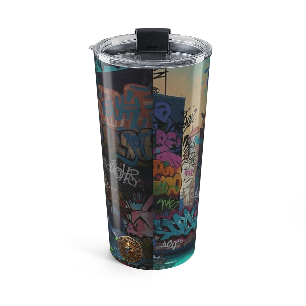 Daschund Graffiti Style Stainless Steel Tumbler 20oz