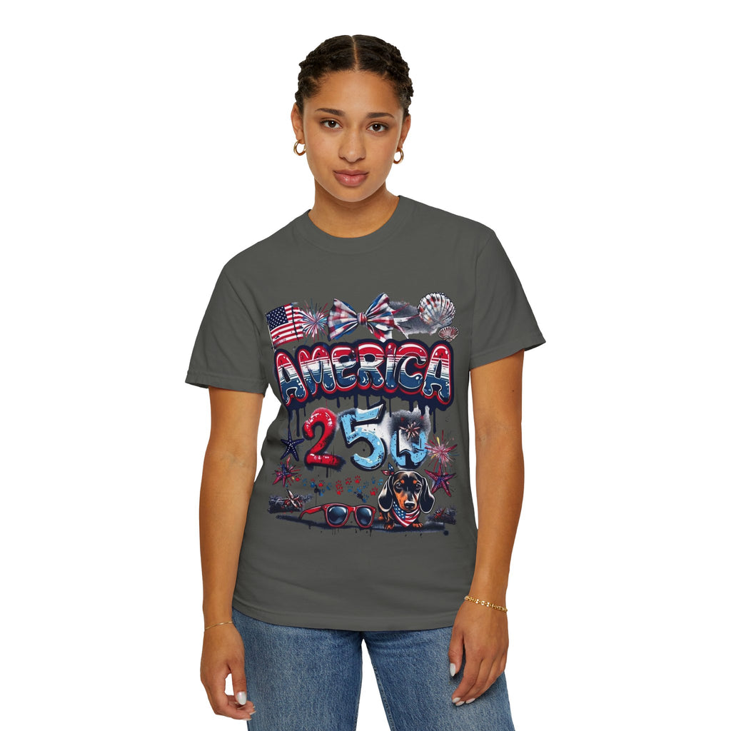 America 4th of July Graphic T-Shirt — "Happy 4th of July" Patriotic Tee