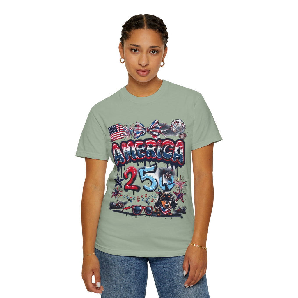 America 4th of July Graphic T-Shirt — "Happy 4th of July" Patriotic Tee