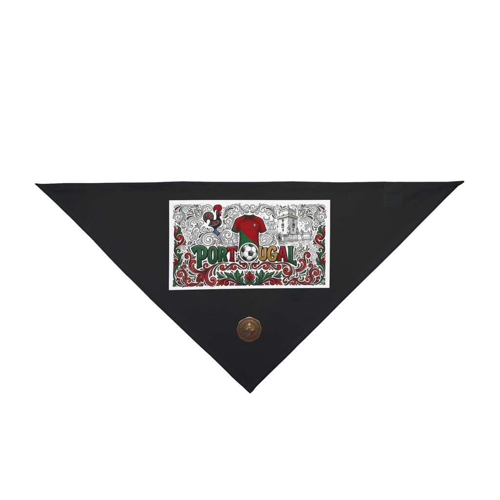 🇵🇹 Portugal Football Pet Bandana – Soccer-Themed Dog & Cat Scarf