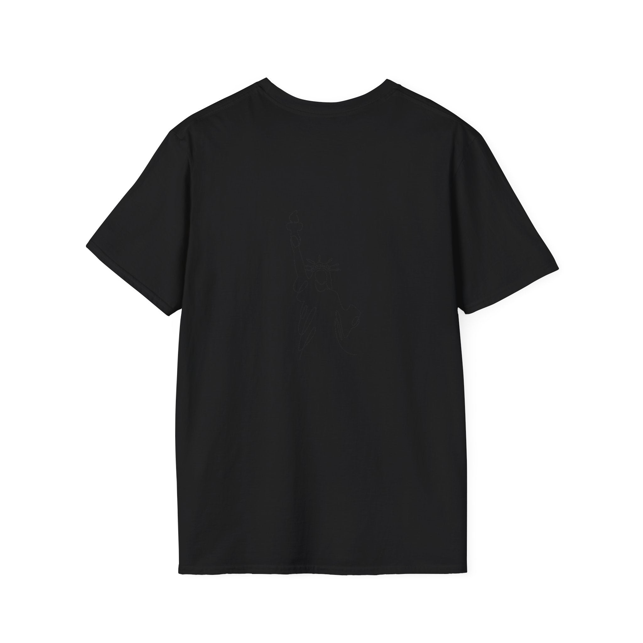 T-Shirt — "Dripped in Grace, Free in Faith" American Flag Christian Graphic Tee - 4th of July