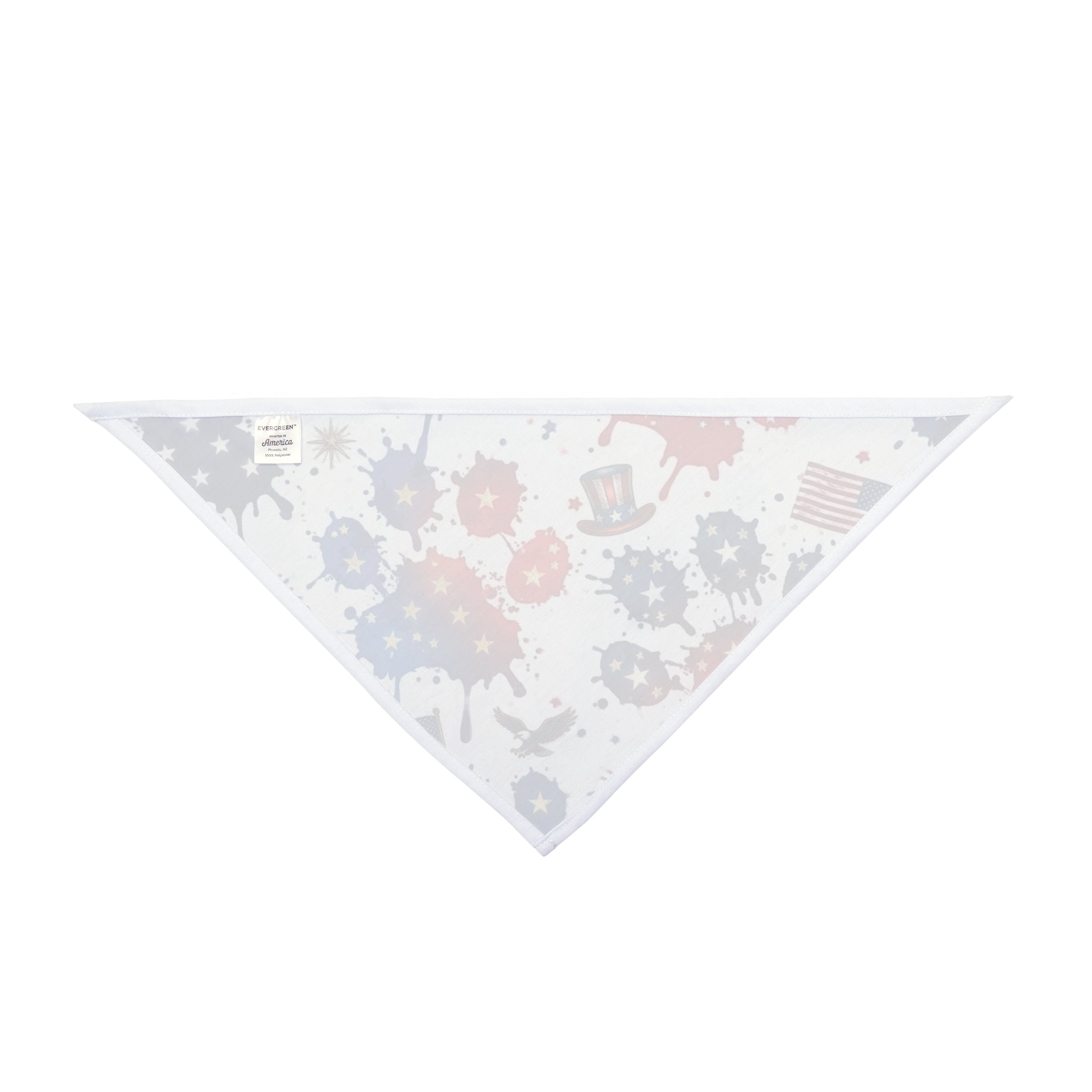 Pet Bandana 4th of July Paw Prints