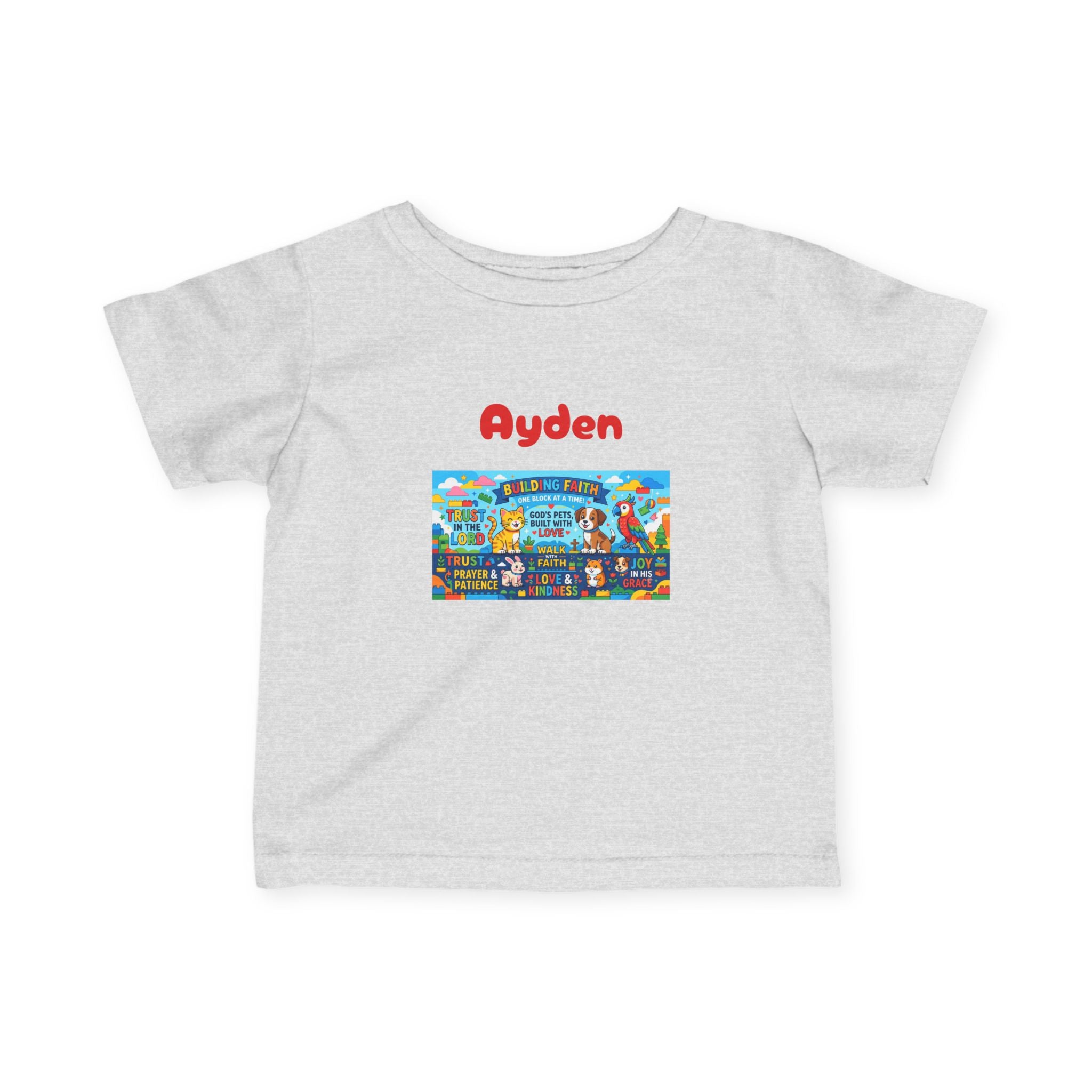 Infant Tee — Colorful Kids Lego City Adventure Graphic (Playful Street Scene) - Sizes 6-24mos
