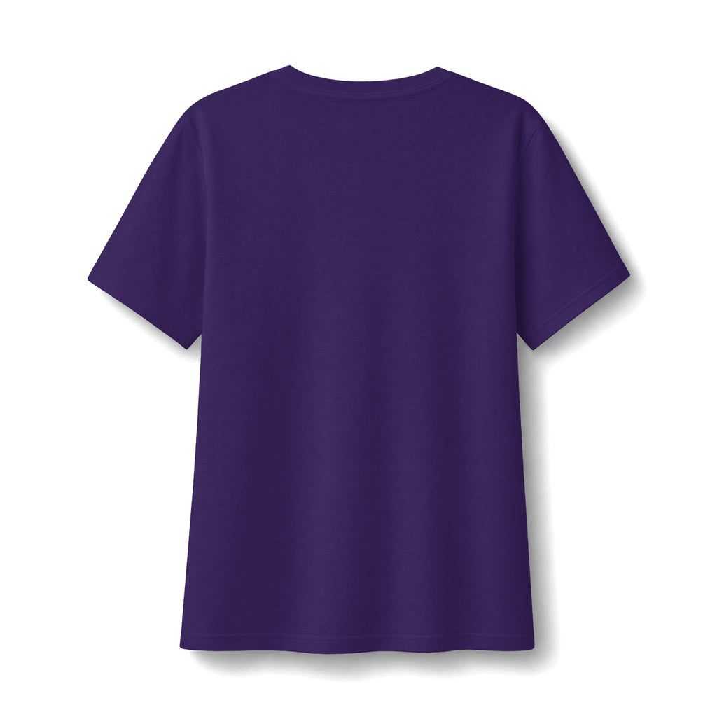 Ultra soft cotton relaxed fit Dog Mom Life V-Neck Tee — Cute Girl & Dogs Graphic T-Shirt