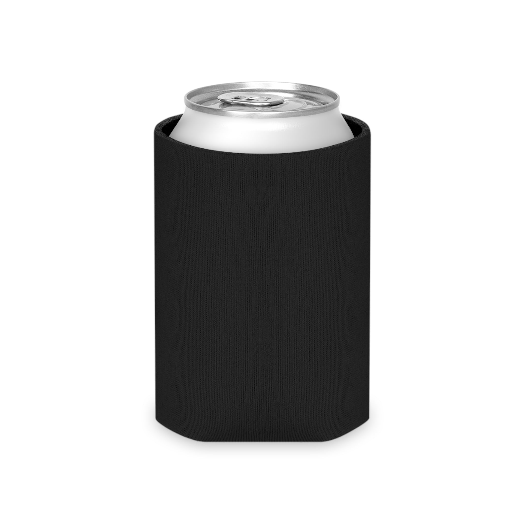 Black Gold Cross Can Cooler - Gothic Bandana Drink Koozie