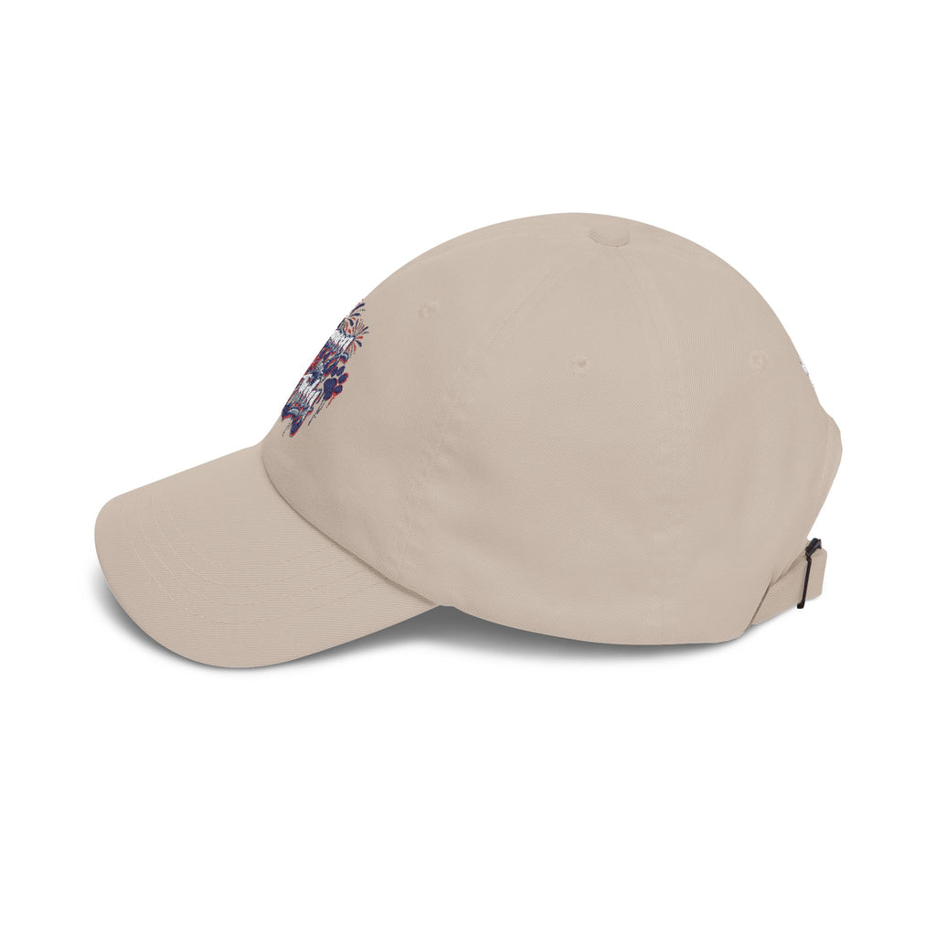 4th of July Dad Cap - 'Happy July' Fireworks Baseball Hat