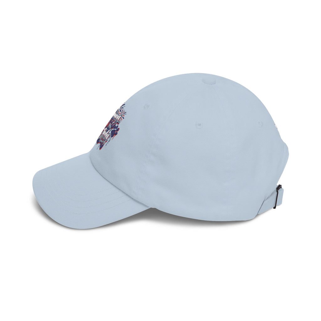 4th of July Dad Cap - 'Happy July' Fireworks Baseball Hat