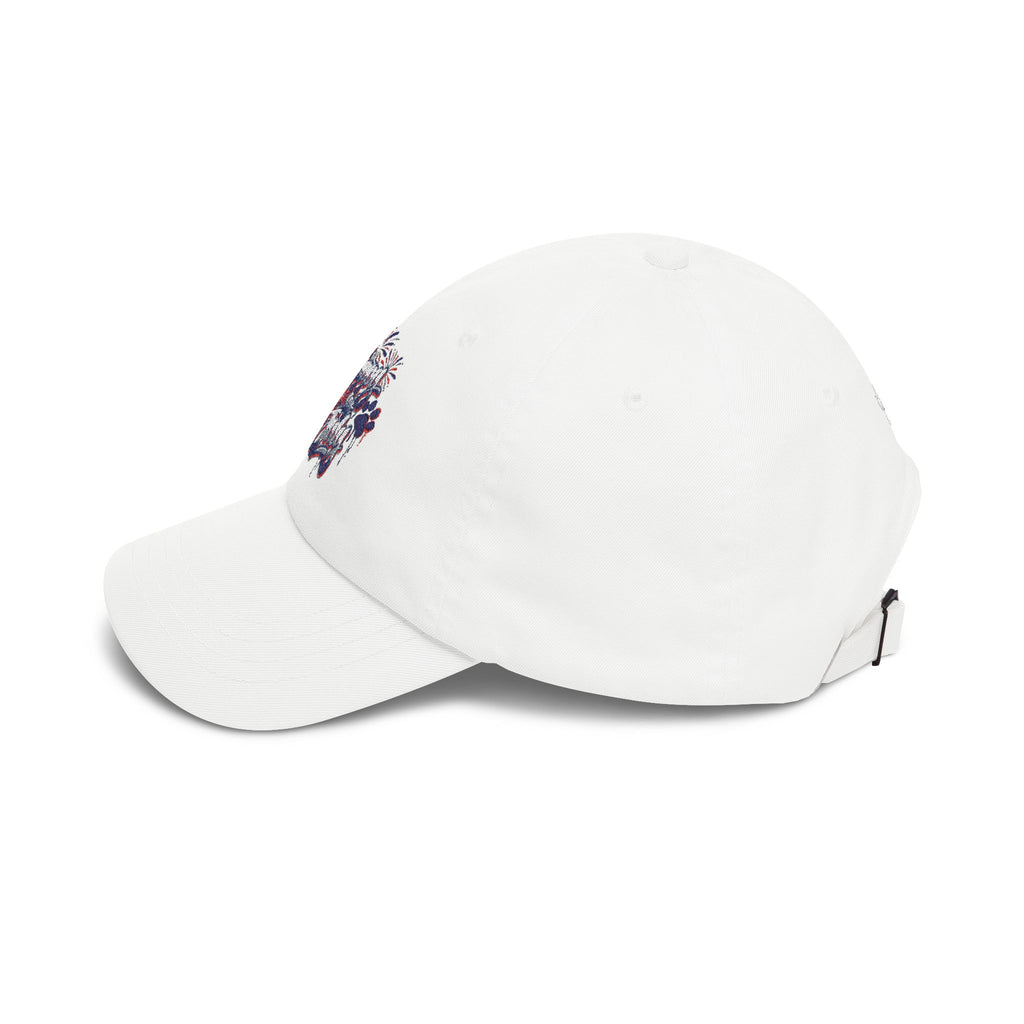 4th of July Dad Cap - 'Happy July' Fireworks Baseball Hat