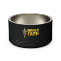 Pet Bowl, 18oz stainless steel graffitti style