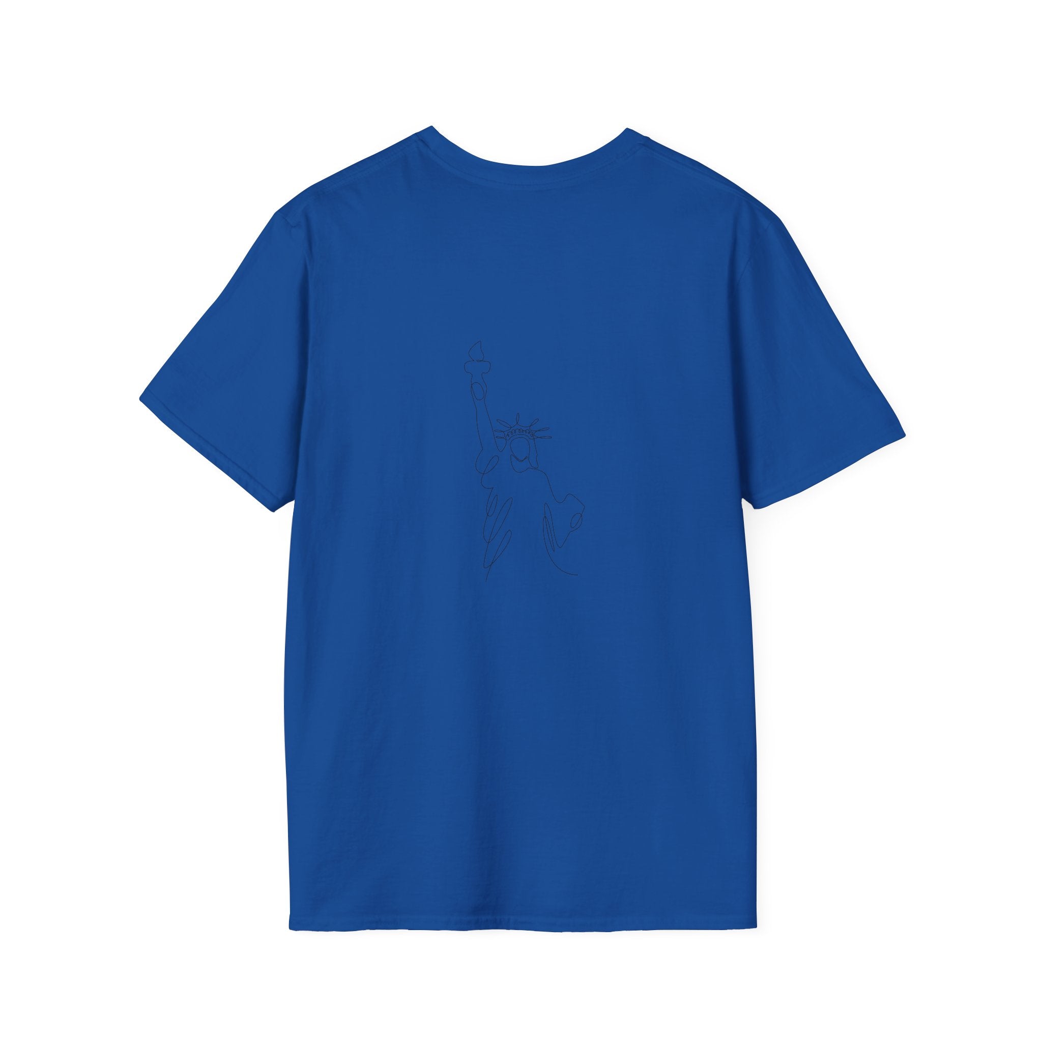 T-Shirt — "Dripped in Grace, Free in Faith" American Flag Christian Graphic Tee - 4th of July