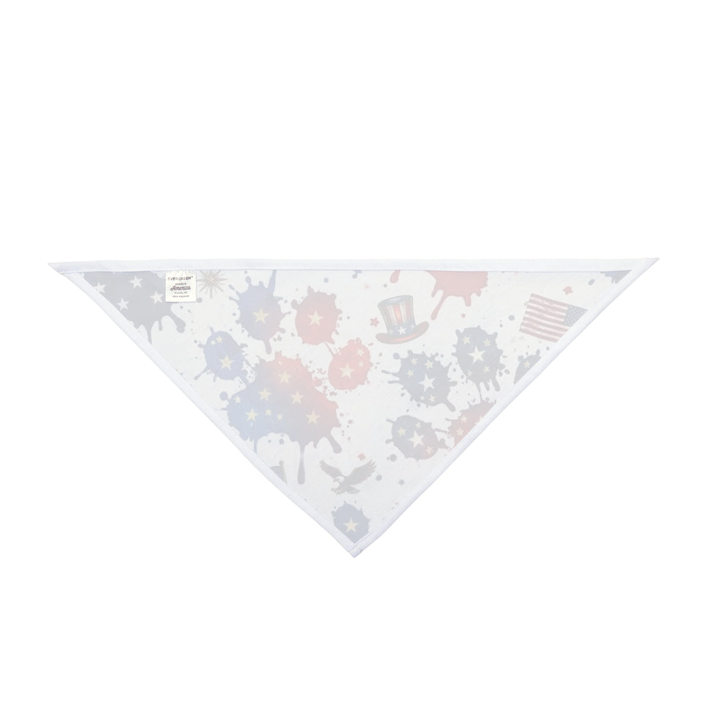 Pet Bandana 4th of July Paw Prints