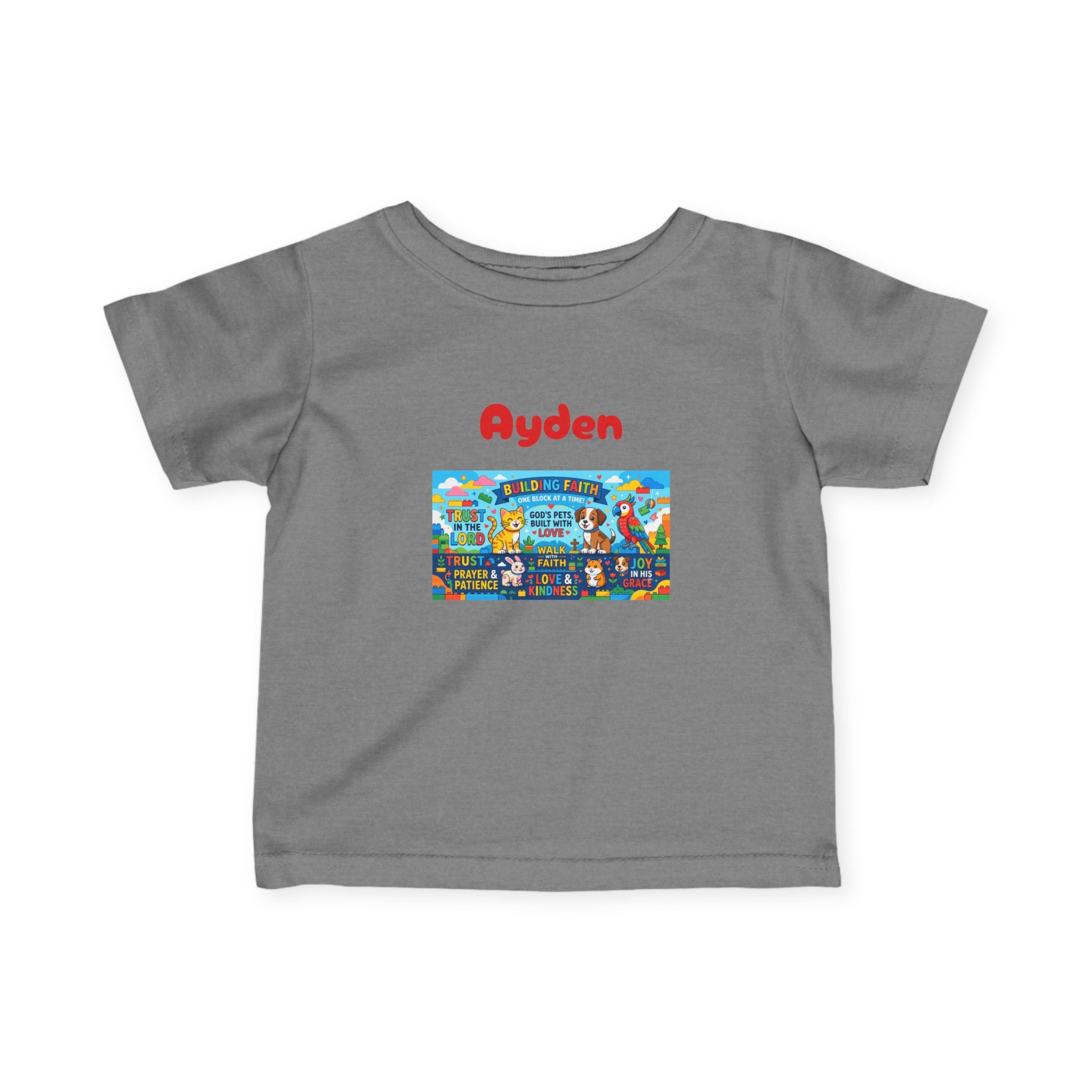 Infant Tee — Colorful Kids Lego City Adventure Graphic (Playful Street Scene) - Sizes 6-24mos