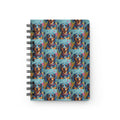 Colorful Dachshund Spiral Notebook — Vibrant Pop Art Dog Journal