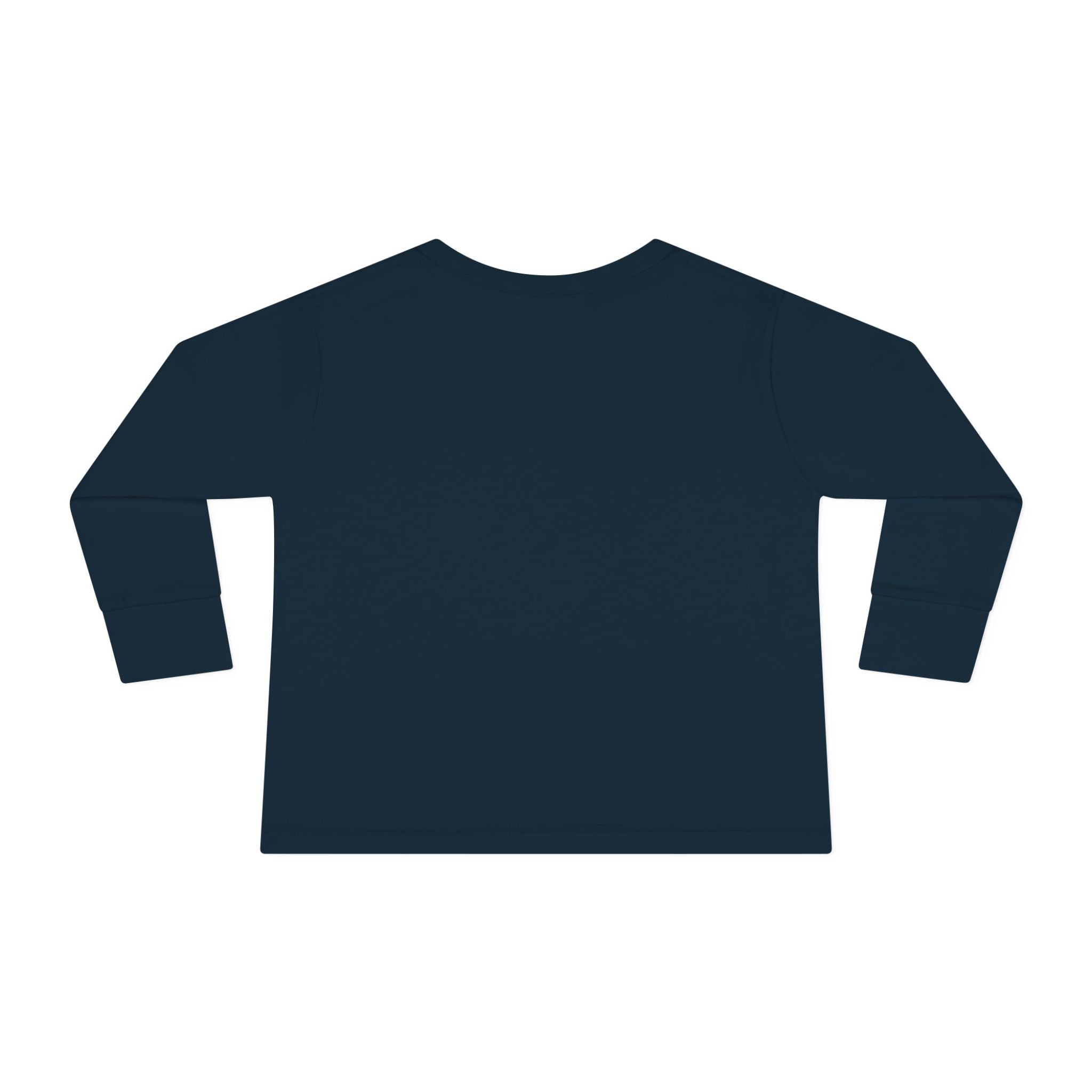 Toddler Long Sleeve Tee — "Jesus Loves Me" print with Colorful Legos Jesus on the cross - Sizes 2T - 6T