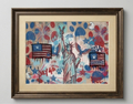 Liberty & Paws – July 4th Art Print